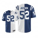 Men Nike Indianapolis Colts &52 D'Qwell Jackson Elite Team/Road Two Tone NFL Jersey