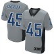 Men Nike Indianapolis Colts &45 Matt Overton Elite Grey Shadow NFL Jersey