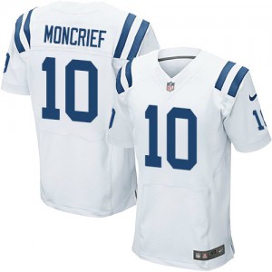 Hommes Nike Indianapolis Colts # 10 Donte Moncrief Élite blanc NFL Maillot Magasin