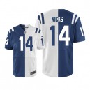 Men Nike Indianapolis Colts &14 Hakeem Nicks Elite Team/Road Two Tone NFL Jersey