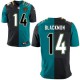 Hommes Nike Jacksonville Jaguars # 14 Justin Blackmon Élite Team/remplaçant deux tonnes NFL Maillot Magasin