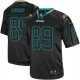 Hommes Nike Jacksonville Jaguars # 89 Marcedes Lewis élite Lights Out noir NFL Maillot Magasin