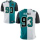 Men Nike Jacksonville Jaguars &93 Tyson Alualu Elite Team/Road Two Tone NFL Jersey