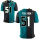 Hommes Nike Jacksonville Jaguars # 51 Paul Posluszny Élite Team/remplaçant deux tonnes NFL Maillot Magasin