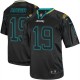 Men Nike Jacksonville Jaguars &19 Bryan Anger Elite Lights Out Black NFL Jersey