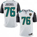 Men Nike Jacksonville Jaguars &76 Luke Joeckel Elite White NFL Jersey