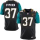 Men Nike Jacksonville Jaguars &37 John Cyprien Elite Black Alternate NFL Jersey