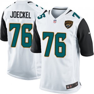 Jaguars de Jacksonville jeunesse Nike # 76 Luke Joeckel Élite blanc NFL Maillot Magasin