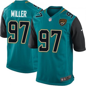 Jaguars de Jacksonville jeunesse Nike # 97 Roy Miller élite Teal vert équipe NFL Maillot Magasin de couleur Jaguars de Jacksonville jeunesse Nike # 97 Roy Miller élite Teal vert équipe NFL Maillot Magasin de couleur