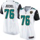 Women Nike Jacksonville Jaguars &76 Luke Joeckel Elite White NFL Jersey
