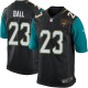 Youth Nike Jacksonville Jaguars &23 Alan Ball Elite Black Alternate NFL Jersey