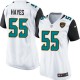 Women Nike Jacksonville Jaguars &55 Geno Hayes Elite White NFL Jersey