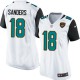 Women Nike Jacksonville Jaguars &18 Ace Sanders Elite White NFL Jersey