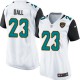 Women Nike Jacksonville Jaguars &23 Alan Ball Elite White NFL Jersey