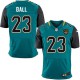 Men Nike Jacksonville Jaguars &23 Alan Ball Elite Teal Green Team Color NFL Jersey