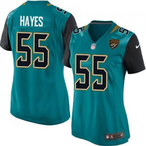 Femmes Nike Jacksonville Jaguars # 55 Geno Hayes élite Teal vert équipe NFL Maillot Magasin de couleur Femmes Nike Jacksonville Jaguars # 55 Geno Hayes élite Teal vert équipe NFL Maillot Magasin de couleur