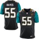 Men Nike Jacksonville Jaguars &55 Geno Hayes Elite Black Alternate NFL Jersey