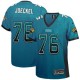 Women Nike Jacksonville Jaguars &76 Luke Joeckel Elite Teal Green Drift Fashion NFL Jersey