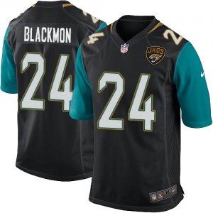 Jaguars de Jacksonville jeunesse Nike # 24 Will Blackmon Élite noir alternent NFL Maillot Magasin