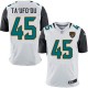 Men Nike Jacksonville Jaguars &45 Will Ta'ufo'ou Elite White NFL Jersey