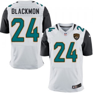 Hommes Nike Jacksonville Jaguars # 24 sera Blackmon élite blanc NFL Maillot Magasin