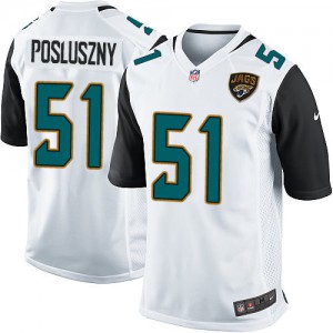 Jaguars de Jacksonville jeunesse Nike # 51 Paul Posluszny Élite blanc NFL Maillot Magasin