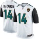 Youth Nike Jacksonville Jaguars &14 Justin Blackmon Elite White NFL Jersey
