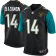Youth Nike Jacksonville Jaguars &14 Justin Blackmon Elite Black Alternate NFL Jersey