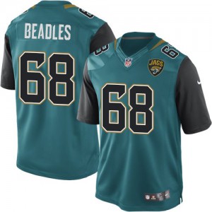 Jaguars de Jacksonville jeunesse Nike # 68 Zane Beadles élite Teal vert équipe NFL Maillot Magasin de couleur Jaguars de Jacksonville jeunesse Nike # 68 Zane Beadles élite Teal vert équipe NFL Maillot Magasin de couleur