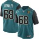 Youth Nike Jacksonville Jaguars &68 Zane Beadles Elite Teal Green Team Color NFL Jersey