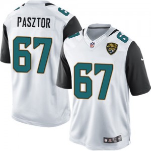 Jaguars de Jacksonville jeunesse Nike # 67 Austin Pasztor Élite blanc NFL Maillot Magasin