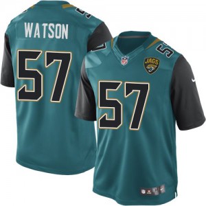 Jaguars de Jacksonville jeunesse Nike # 57 Dekoda Watson élite Teal vert équipe NFL Maillot Magasin de couleur Jaguars de Jacksonville jeunesse Nike # 57 Dekoda Watson élite Teal vert équipe NFL Maillot Magasin de couleur