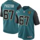 Youth Nike Jacksonville Jaguars &67 Austin Pasztor Elite Teal Green Team Color NFL Jersey