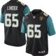 Youth Nike Jacksonville Jaguars &65 Brandon Linder Elite Black Alternate NFL Jersey