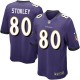 Youth Nike Baltimore Ravens &80 Brandon Stokley Elite Purple Team Color NFL Jersey
