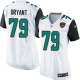 Women Nike Jacksonville Jaguars &79 Red Bryant Elite White NFL Jersey