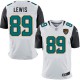 Men Nike Jacksonville Jaguars &89 Marcedes Lewis Elite White NFL Jersey