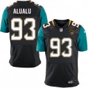 Men Nike Jacksonville Jaguars &93 Tyson Alualu Elite Black Alternate NFL Jersey