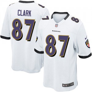 Jeunesse Nike Baltimore Ravens # 87 Dallas Clark élite blanc NFL Maillot Magasin