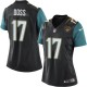 Women Nike Jacksonville Jaguars &17 Tandon Doss Elite Black Alternate NFL Jersey