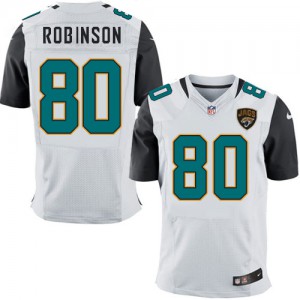 Hommes Nike Jacksonville Jaguars # 80 Allen Robinson Élite blanc NFL Maillot Magasin
