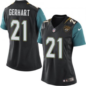 Femmes Nike Jacksonville Jaguars # 21 Toby Gerhart Élite noir remplaçant NFL Maillot Magasin Femmes Nike Jacksonville Jaguars # 21 Toby Gerhart Élite noir remplaçant NFL Maillot Magasin