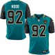 Men Nike Jacksonville Jaguars &92 Ziggy Hood Elite Teal Green Team Color NFL Jersey