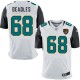 Men Nike Jacksonville Jaguars &68 Zane Beadles Elite White NFL Jersey