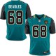 Men Nike Jacksonville Jaguars &68 Zane Beadles Elite Teal Green Team Color NFL Jersey