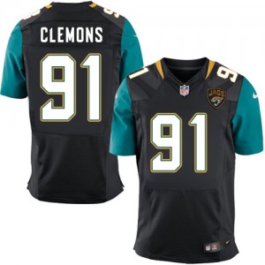 Hommes Nike Jacksonville Jaguars # 91 Chris Clemons Élite noir alternent NFL Maillot Magasin Hommes Nike Jacksonville Jaguars # 91 Chris Clemons Élite noir alternent NFL Maillot Magasin
