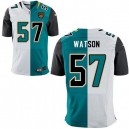 Men Nike Jacksonville Jaguars &57 Dekoda Watson Elite Team/Road Two Tone NFL Jersey