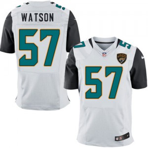 Hommes Nike Jacksonville Jaguars # 57 Dekoda Watson Élite blanc NFL Maillot Magasin