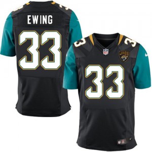 Hommes Nike Jacksonville Jaguars # 33 Bradie Ewing Élite noire remplaçant NFL Maillot Magasin