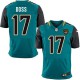 Men Nike Jacksonville Jaguars &17 Tandon Doss Elite Teal Green Team Color NFL Jersey